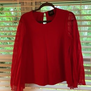 Dressy red blouse!